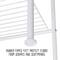 Honey Can Do White 6-Tier Bathroom Storage Shelving Unit